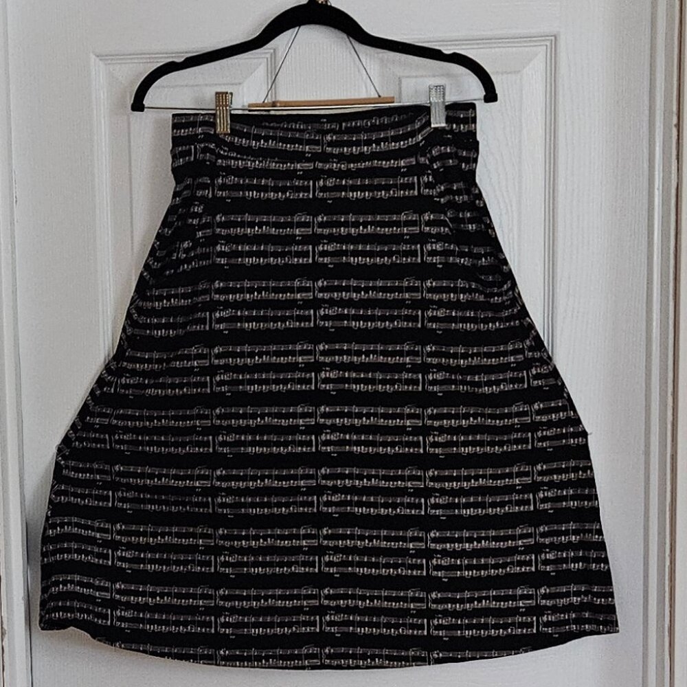 Svaha Sheet Music A-Line Skirt Size M